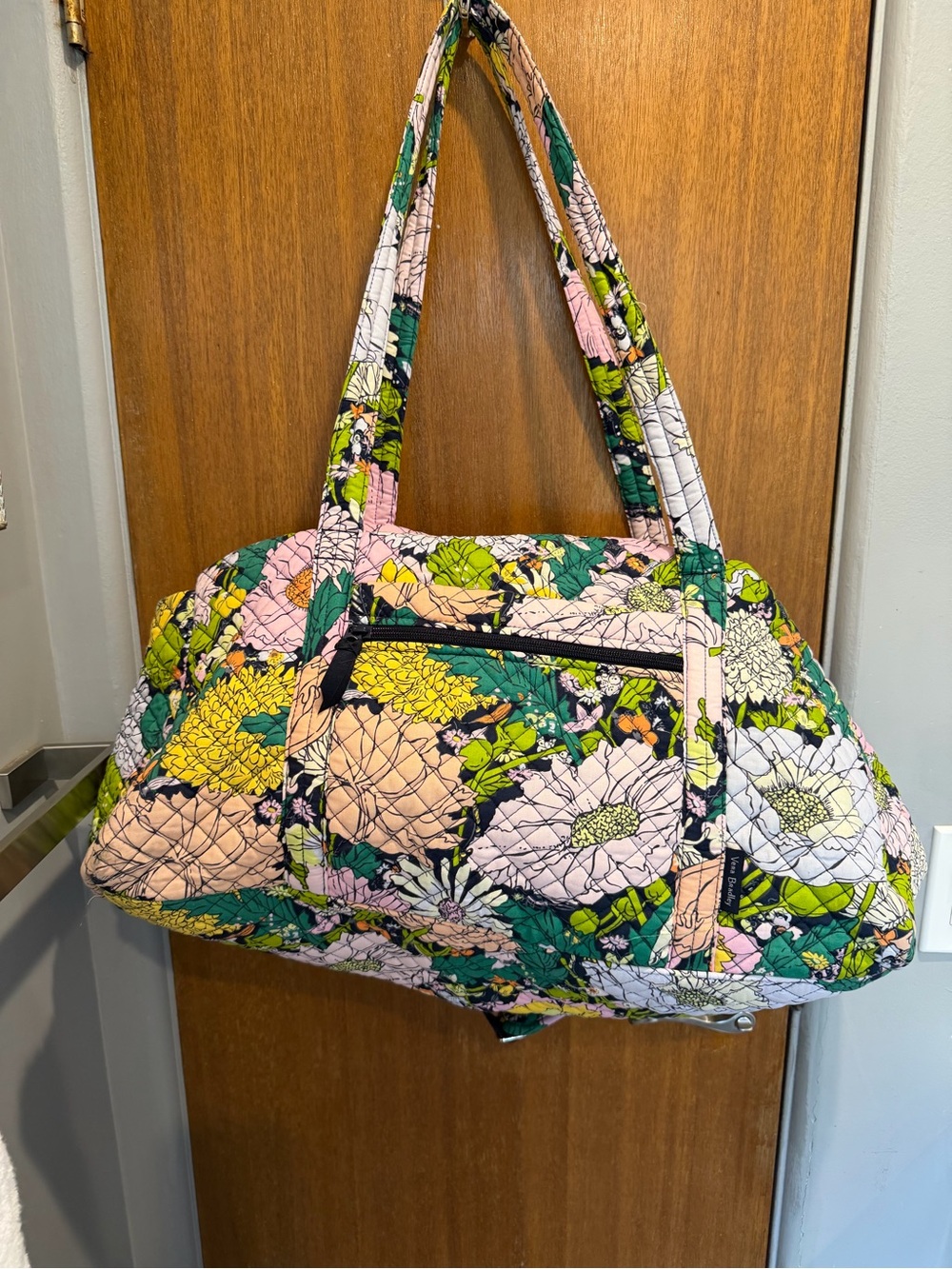Vera Bradley Large Floral Quilted Weekender Bag